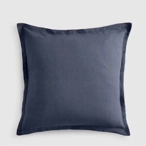 NWOT QUINCE European Linen Euro Sham Color: NIGHTFALL